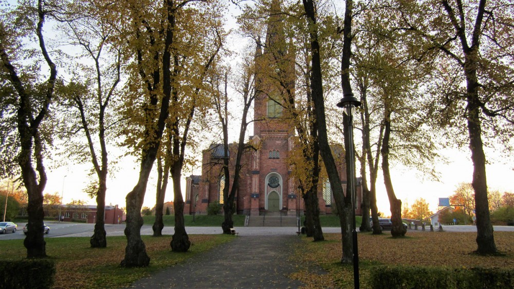 Loviisan vuonna 1865 valmistunut uusgoottilainen kirkko.