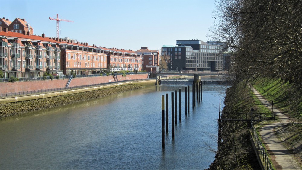 Bremen Weser joki.