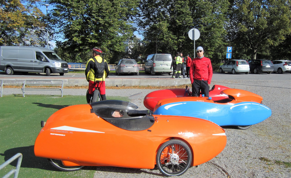 Tästä tulikin velomobiili tapaaminen.