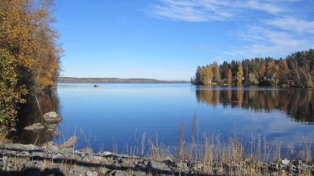 Ennen Rajasalmen siltaa maisemaa Tampereen suuntaan.