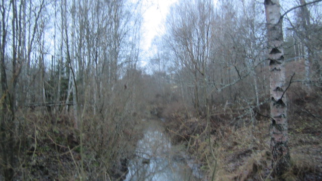 Velo väärässä ympäristössä (räme), mutta ei ole. Hiekkapintainen hyvä pyörätie.